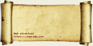 Emilija Jevđenović vizit kartica